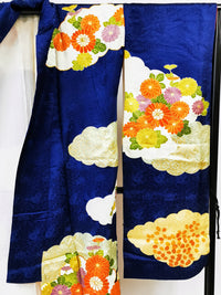 ♦KJ052 Women's Furisode used Japanese clothes
