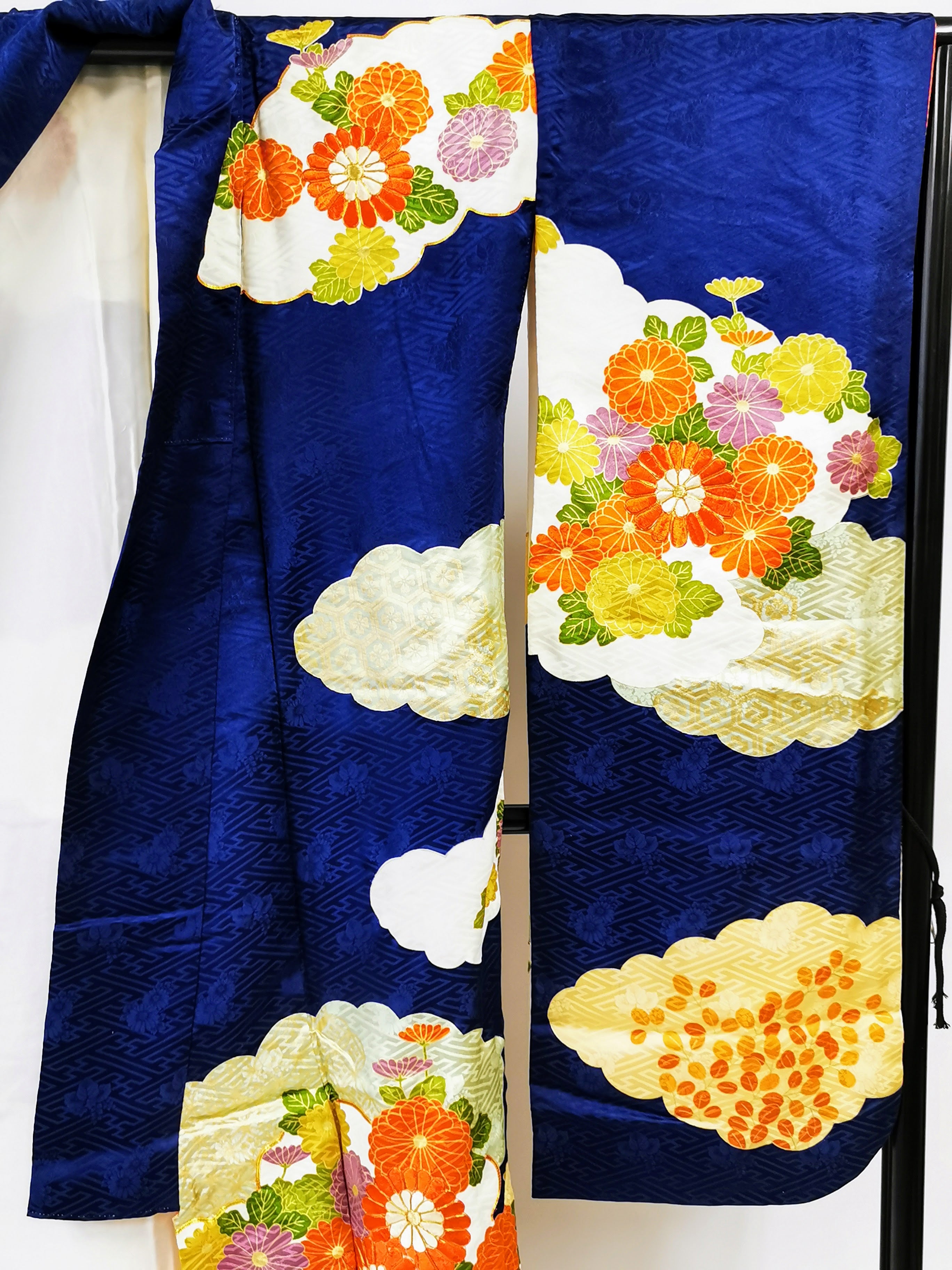 ♦KJ052 Women's Furisode used Japanese clothes