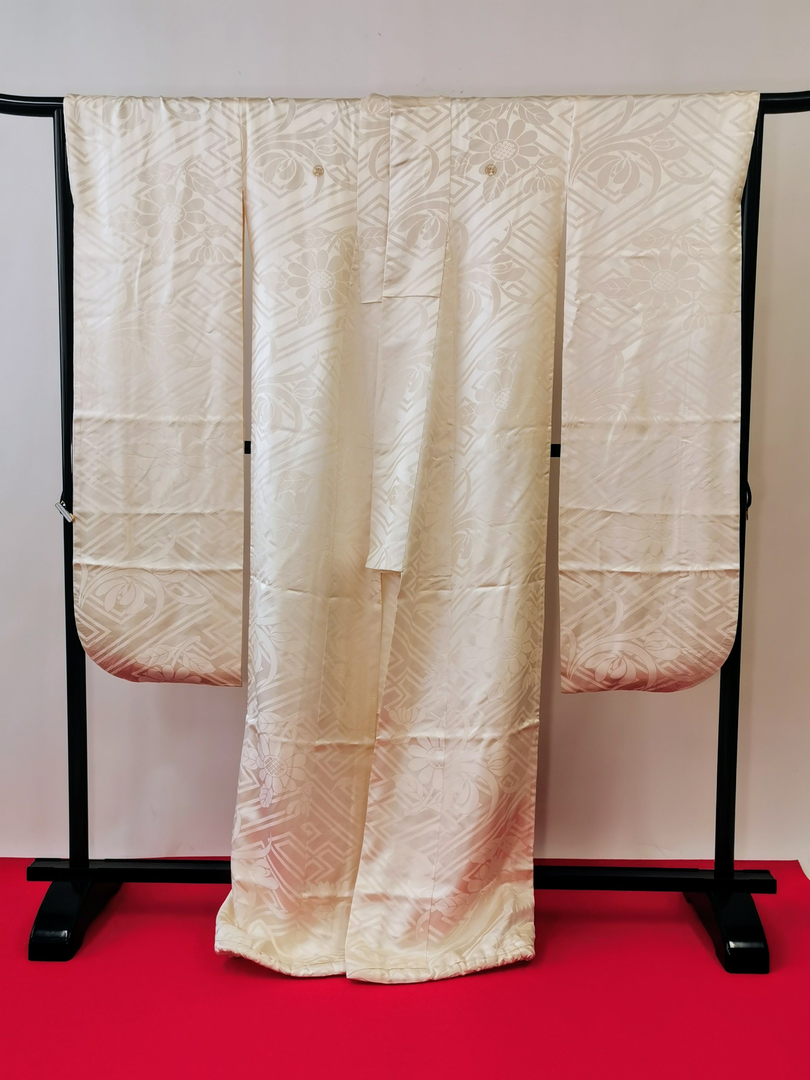 ♦KJ061 Kimono usato da donna, 5 pezzi, antico, formale, usato, abiti giapponesi