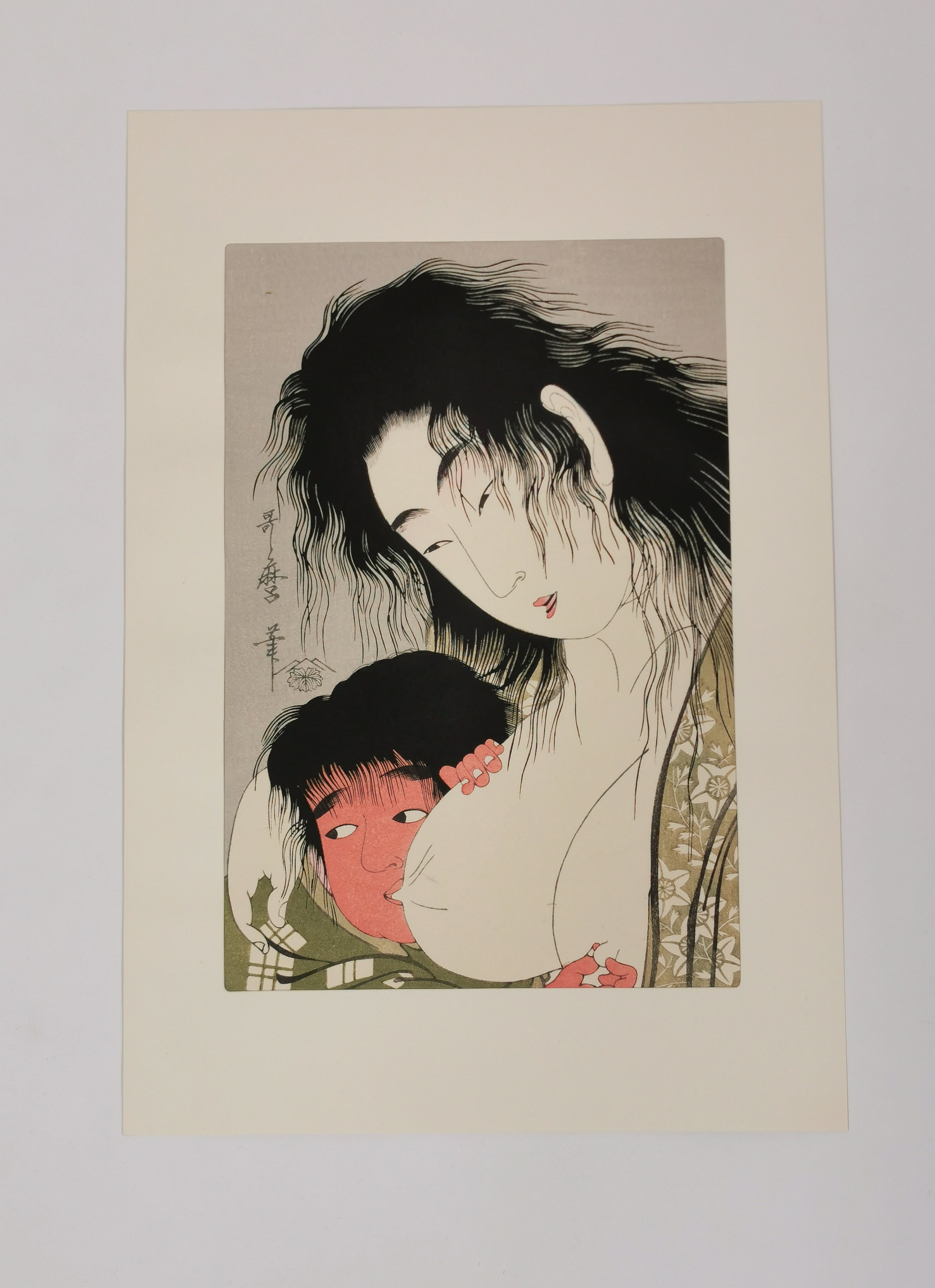 Mother and Child / 母子図 – Ukiyo-e Bijin-ga Reproduction◆tku696